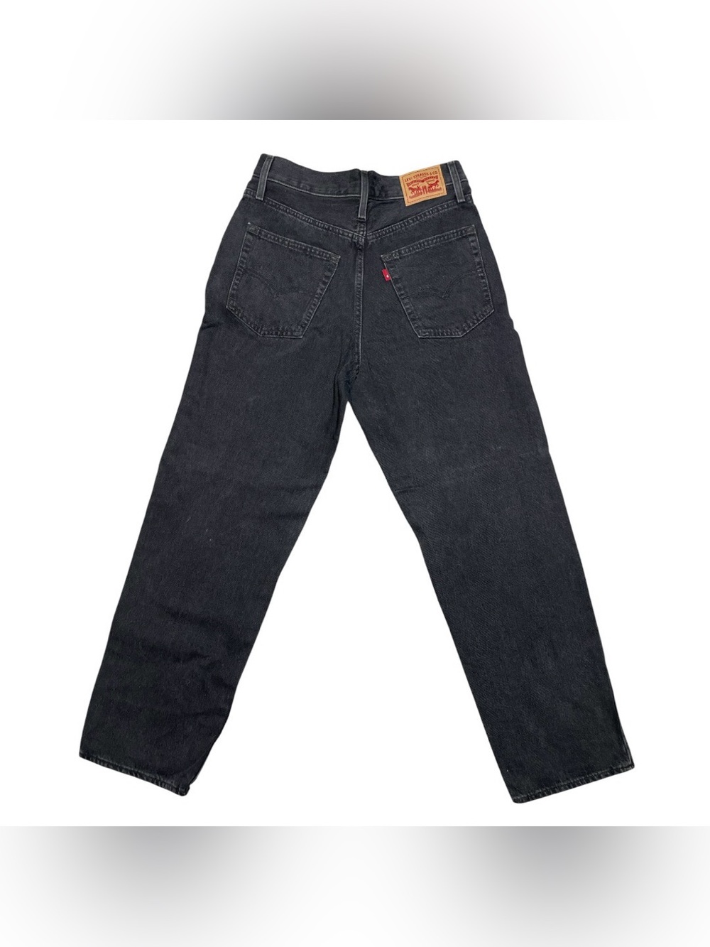 Levi's Cotton Women's 94 Baggy Jeans in Washed Black - Picture 5 of 10